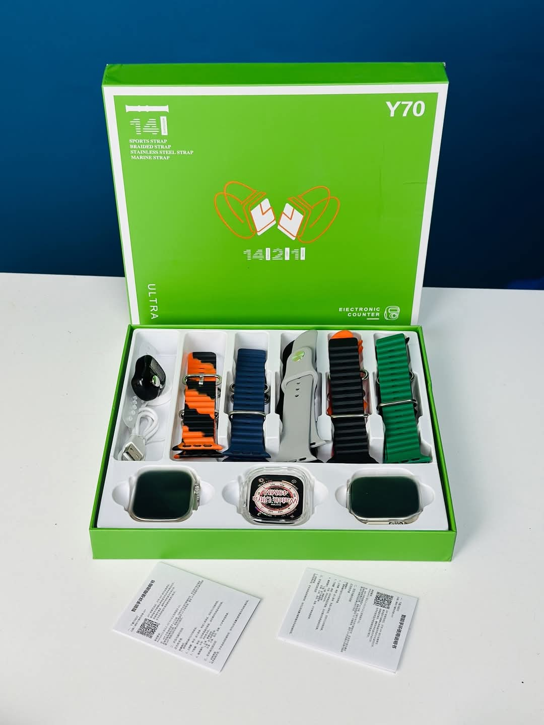 Y70 17 IN COMBO SMART WATCH SET